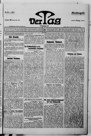 Der Tag on Feb 14, 1913
