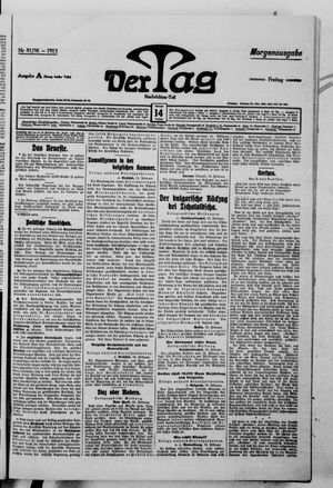 Der Tag on Feb 14, 1913