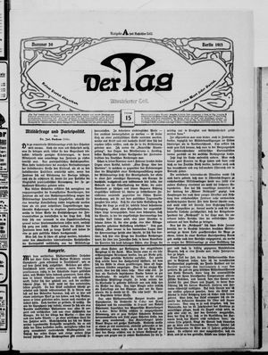 Der Tag vom 15.02.1913