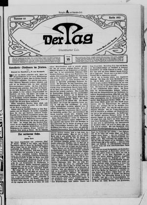 Der Tag on Feb 16, 1913