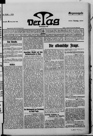 Der Tag on Feb 16, 1913