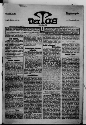 Der Tag vom 01.03.1913