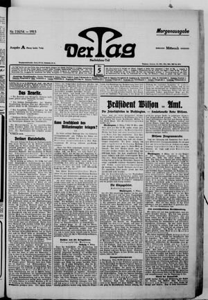 Der Tag on Mar 5, 1913