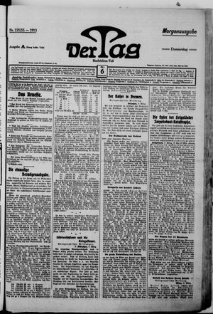 Der Tag vom 06.03.1913