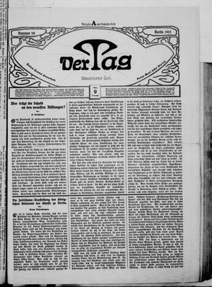 Der Tag vom 09.03.1913