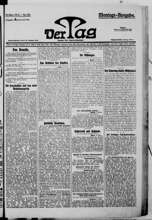 Der Tag on Mar 10, 1913