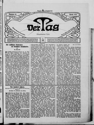 Der Tag vom 14.03.1913