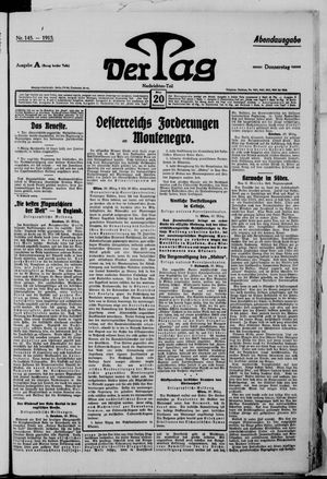 Der Tag vom 20.03.1913