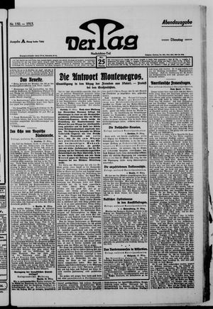 Der Tag vom 25.03.1913