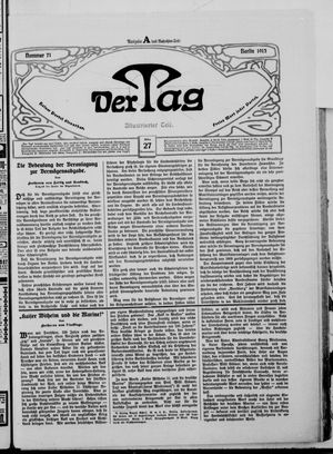 Der Tag vom 27.03.1913