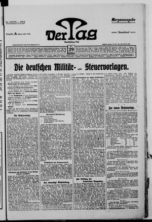 Der Tag vom 29.03.1913