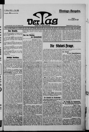 Der Tag on Mar 31, 1913