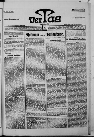 Der Tag on Apr 5, 1913