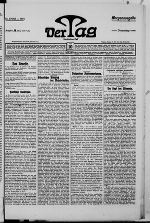 Der Tag vom 10.04.1913