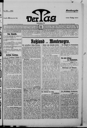 Der Tag vom 11.04.1913