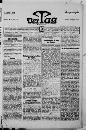Der Tag vom 13.04.1913