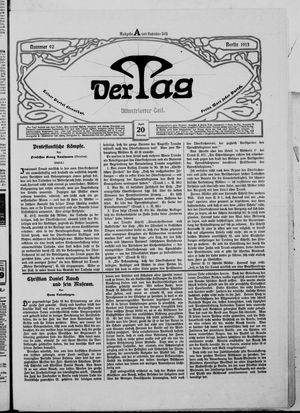 Der Tag vom 20.04.1913