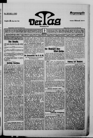 Der Tag on May 7, 1913