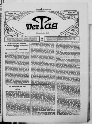 Der Tag vom 09.05.1913