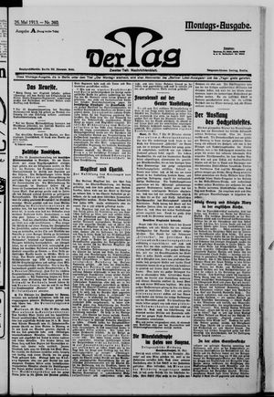 Der Tag vom 26.05.1913