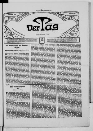 Der Tag vom 29.05.1913