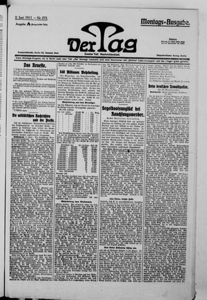 Der Tag vom 02.06.1913