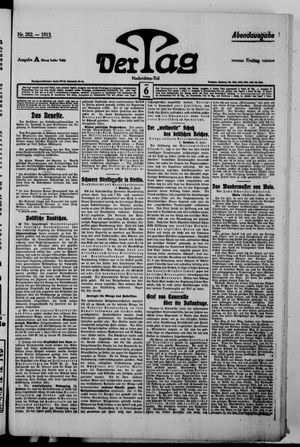 Der Tag vom 06.06.1913