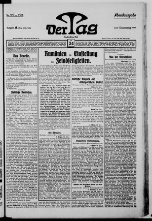 Der Tag on Jul 24, 1913
