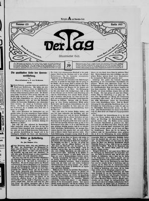 Der Tag vom 29.07.1913