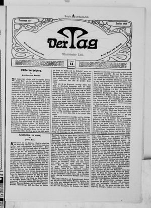 Der Tag vom 14.08.1913