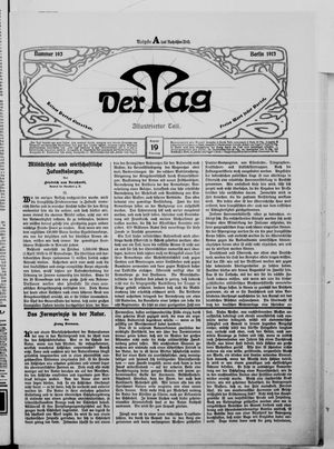 Der Tag vom 19.08.1913
