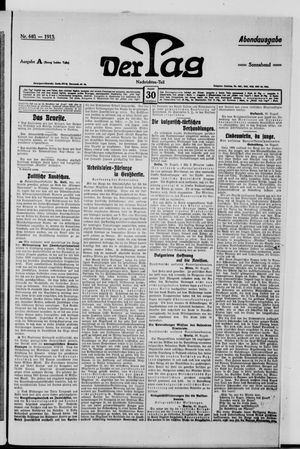 Der Tag vom 30.08.1913