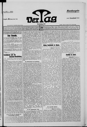 Der Tag vom 20.09.1913