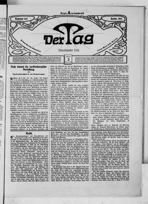 Der Tag vom 02.10.1913