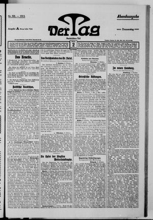 Der Tag vom 02.10.1913