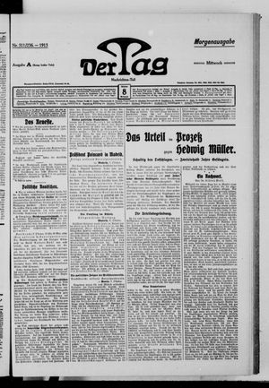 Der Tag vom 08.10.1913