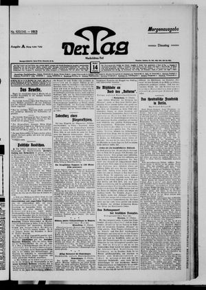 Der Tag vom 14.10.1913