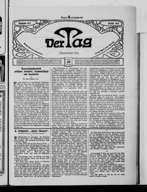 Der Tag vom 28.10.1913