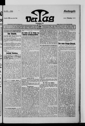 Der Tag vom 28.10.1913