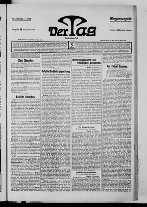 Der Tag vom 05.11.1913