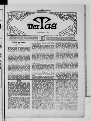 Der Tag vom 23.11.1913