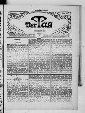 Der Tag vom 05.12.1913