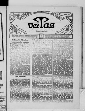 Der Tag vom 13.12.1913