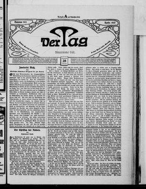 Der Tag vom 28.12.1913