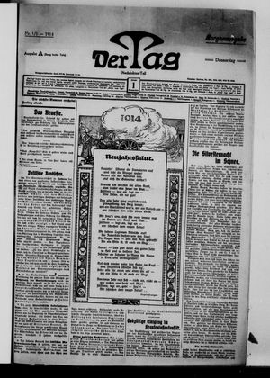 Der Tag vom 01.01.1914