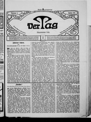 Der Tag vom 03.01.1914