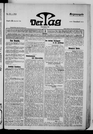 Der Tag vom 03.01.1914