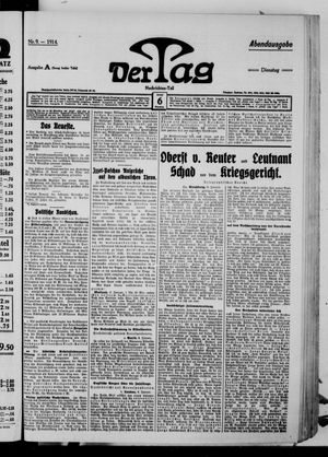 Der Tag vom 06.01.1914