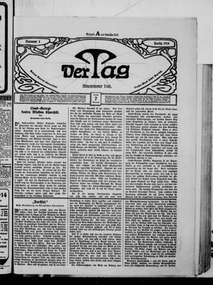 Der Tag vom 07.01.1914