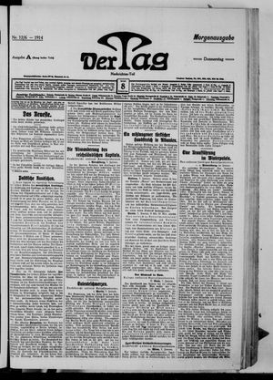 Der Tag vom 08.01.1914